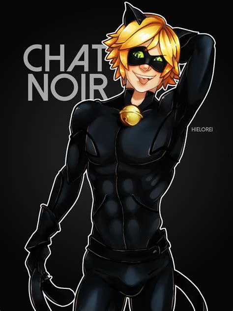 chat noir desnudo